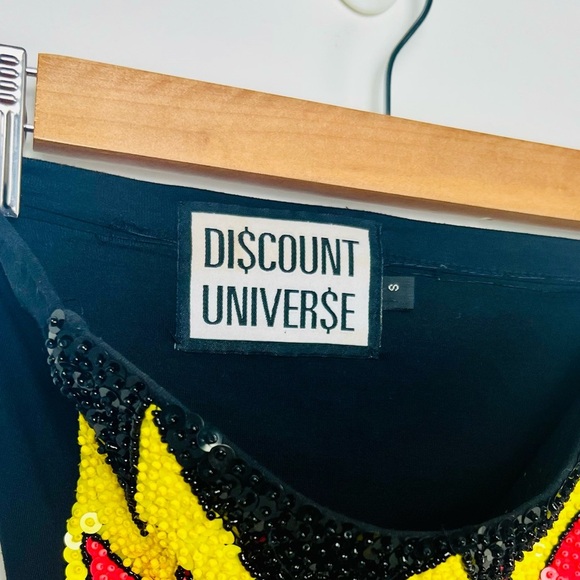 Discount Universe Trash TWO PIECE SET Sequin Beaded Festival Tube Top & Bottoms - Picture 6 of 13